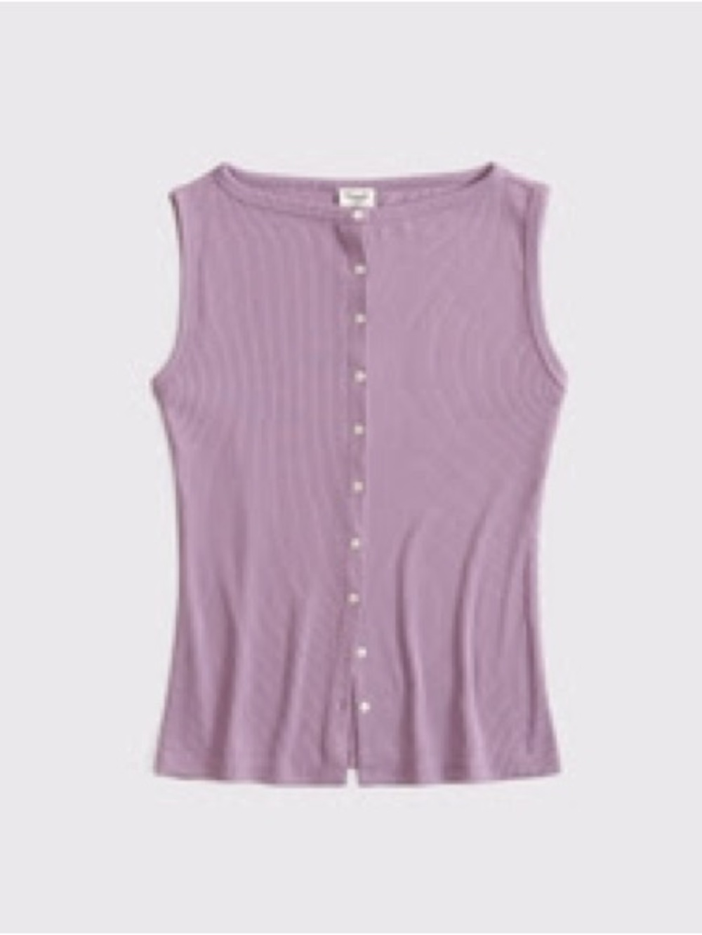 Abercrombie & Fitch Women's
Slash Button-Through Top Purple
